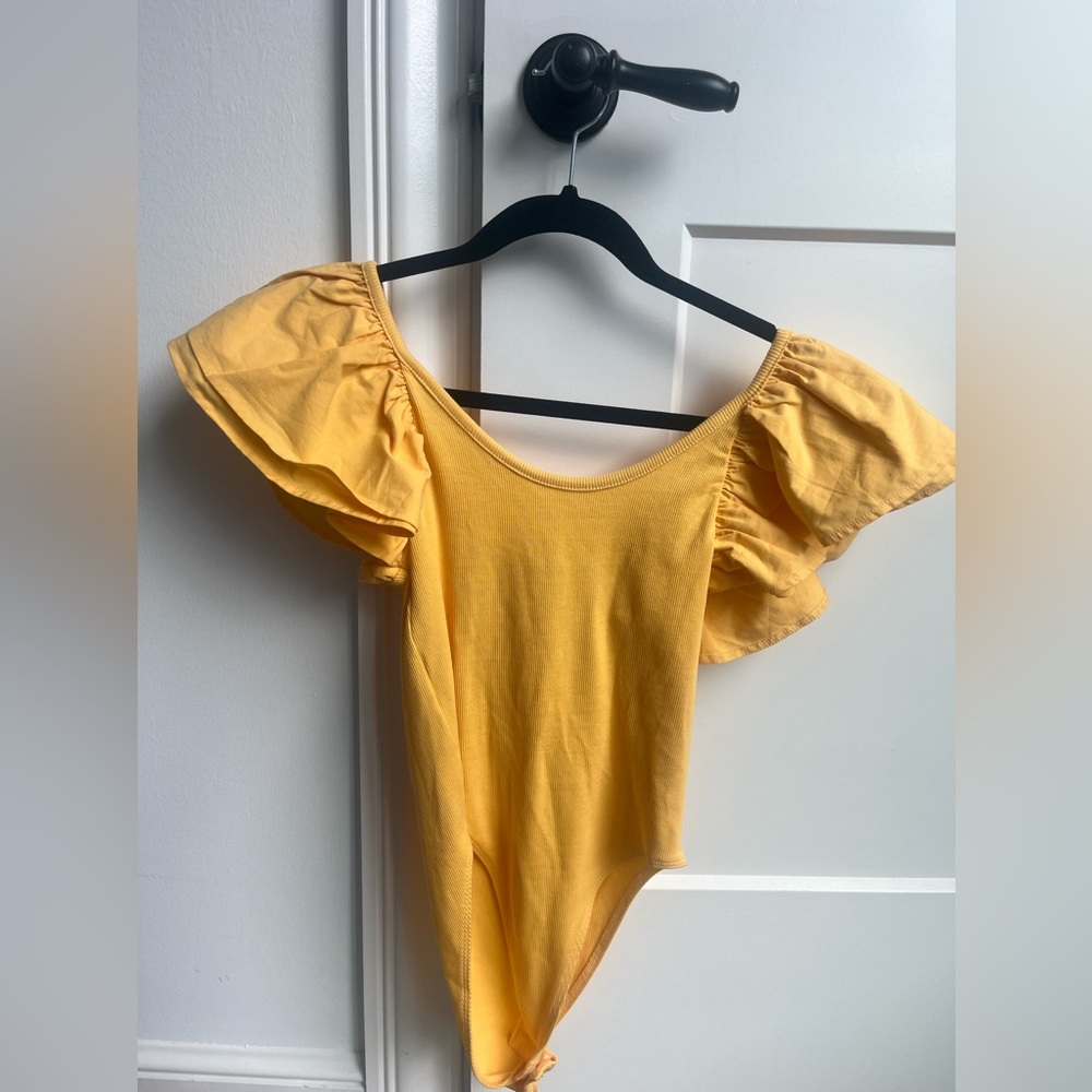 Zara orange body suit never worn